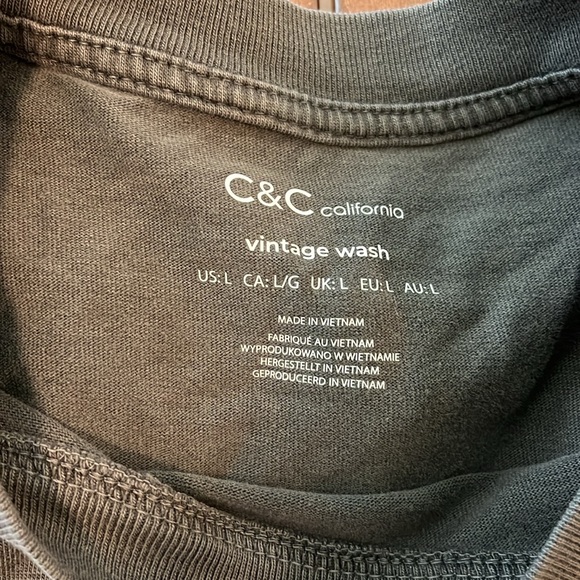 C&C California Charcoal Short Sleeve Tee - Picture 3 of 4